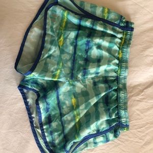 Tie dye under armour shorts